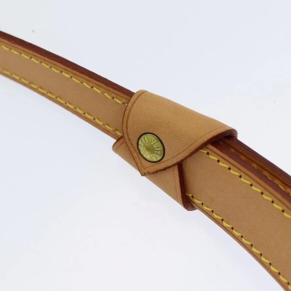 LOUIS VUITTON Less Baxter MM Dog Leash Leather Beige M58051 LV Auth 86281 - Picture 11 of 13